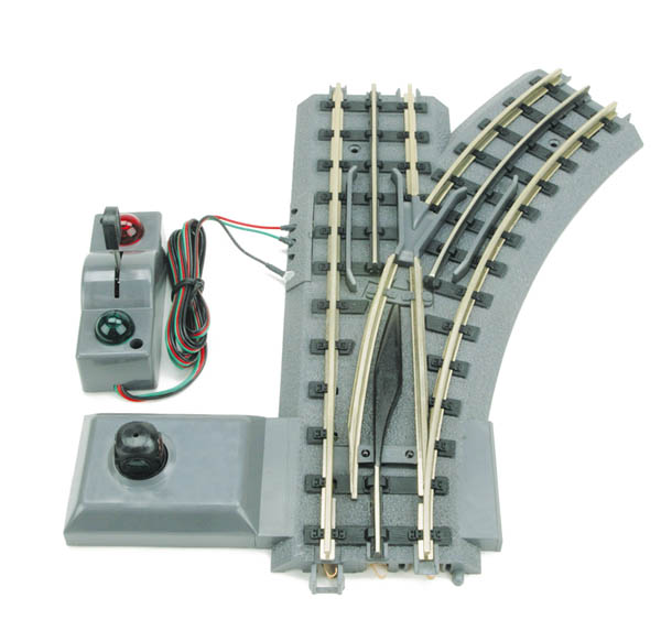 Rails aiguillage gauche MTH RealTrax 0-72 réf 40-1021